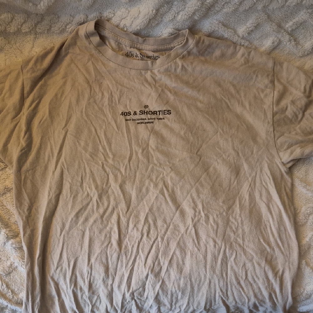 40's & Shorties Beige Short Sleeve Tee
